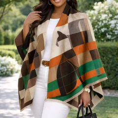 Double-Sided Cashmere Scarf for Women