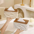 Wave Texture Tissue Box / Serviette Holder