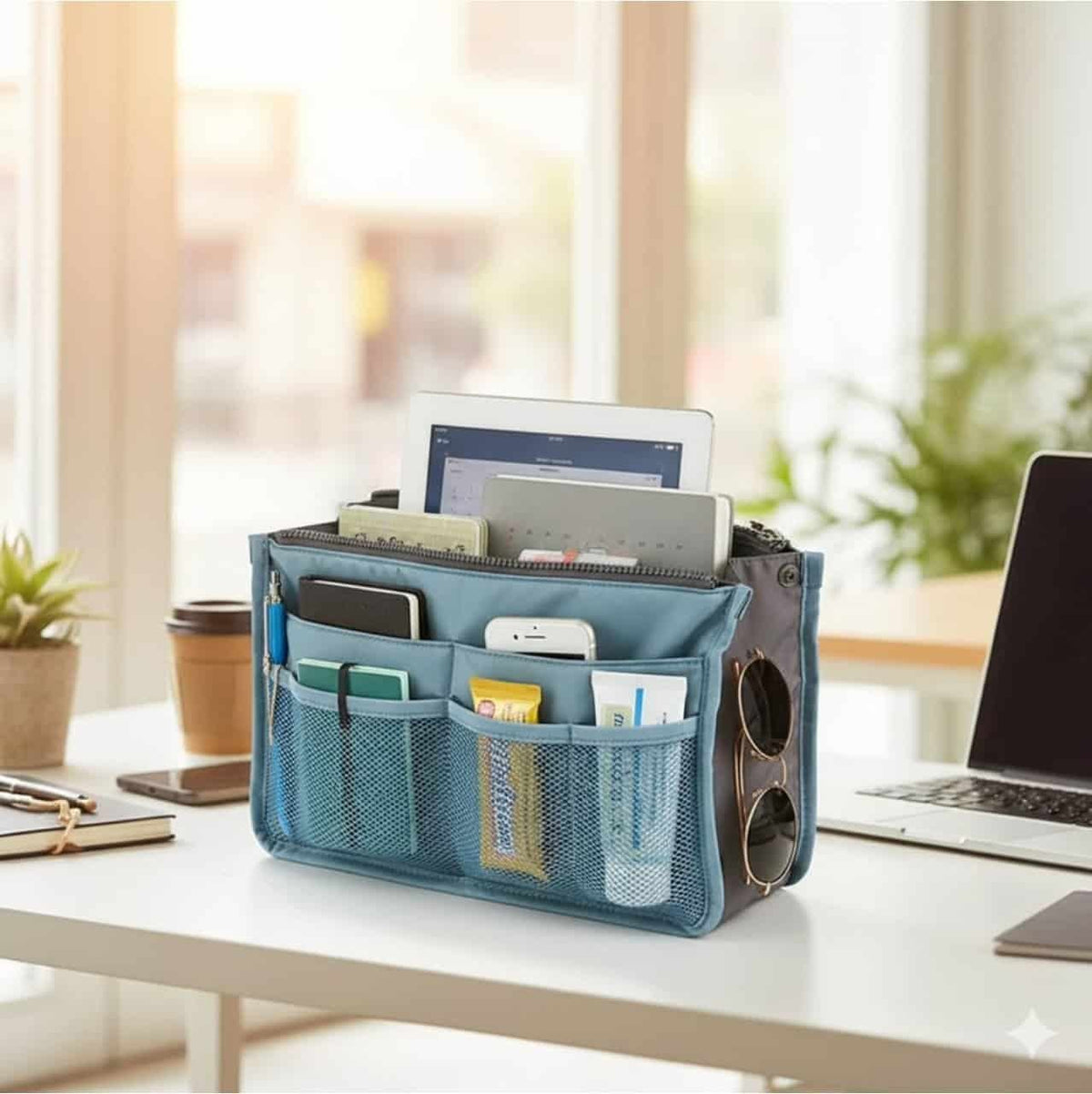 Multipurpose Waterproof 13 Pocket Mini Bag Organizer
