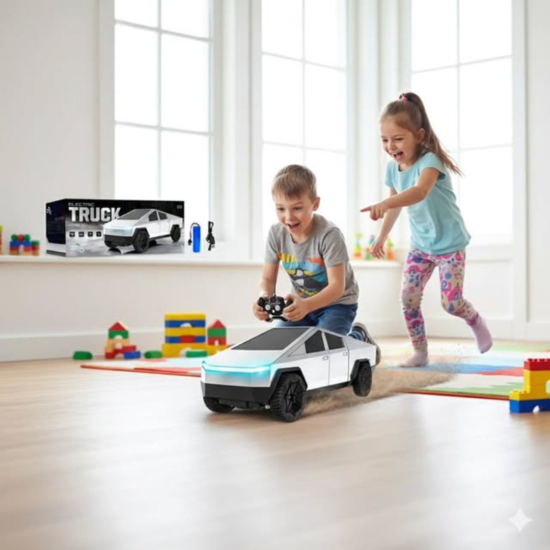 Rechargeable remote controlled cyber truck