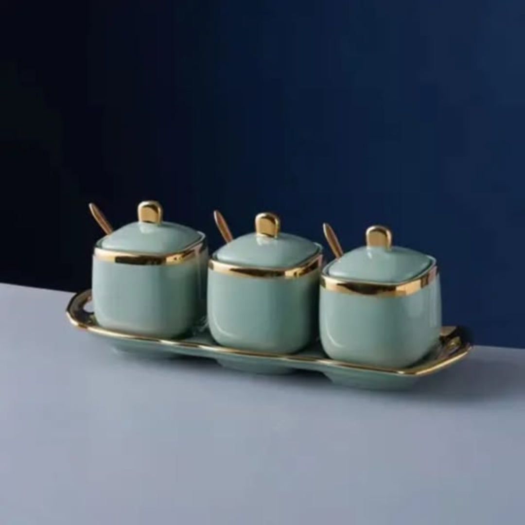 Skyline Gold Sugar Dish