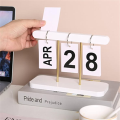 Modern Wooden Perpetual Calendar