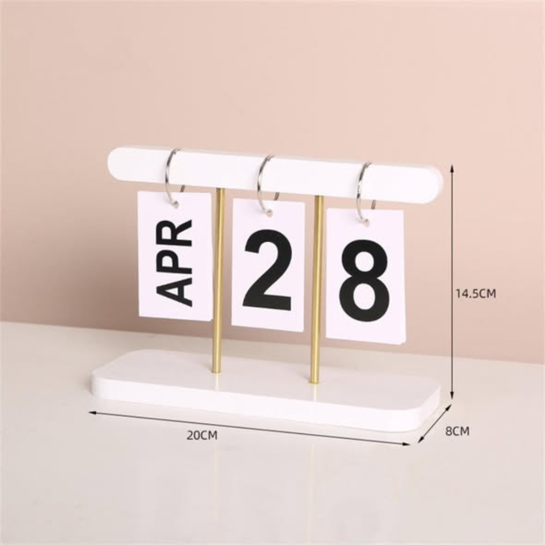 Modern Wooden Perpetual Calendar