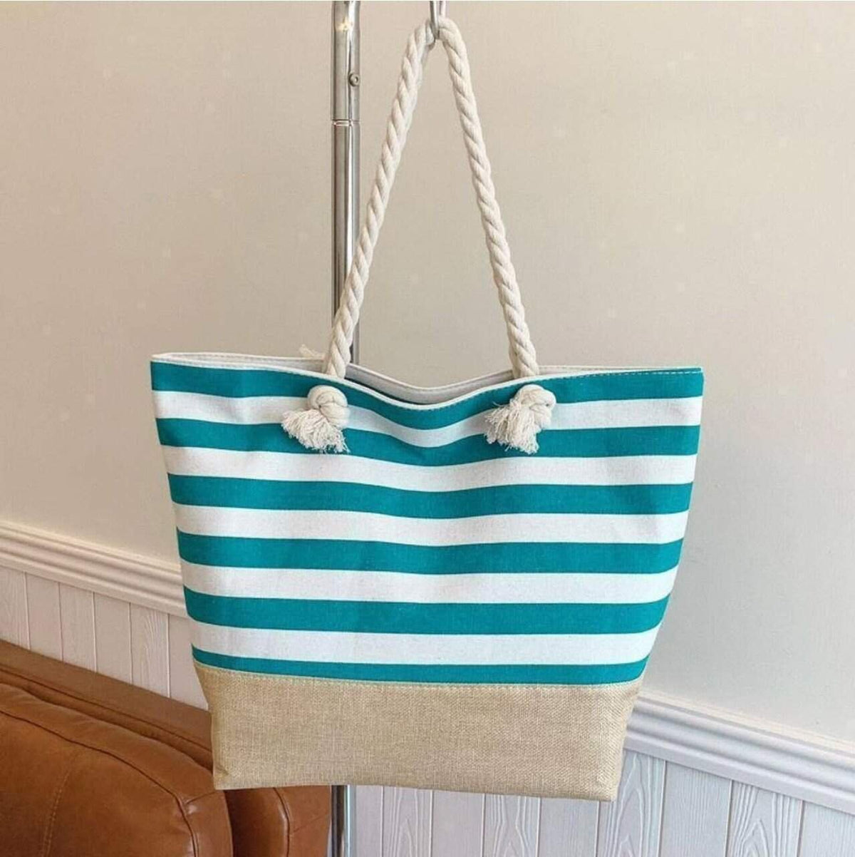 Striped Tote Bags