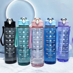 Large Capacity Sports clear Water Bottle