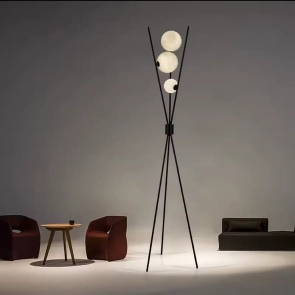 Iron art floor lamp