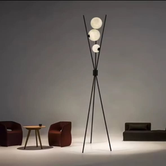 Iron art floor lamp