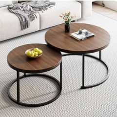 Rustic style wooden Coffee Table Nesting Set