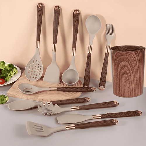 11pcs Silicone Spoon Set