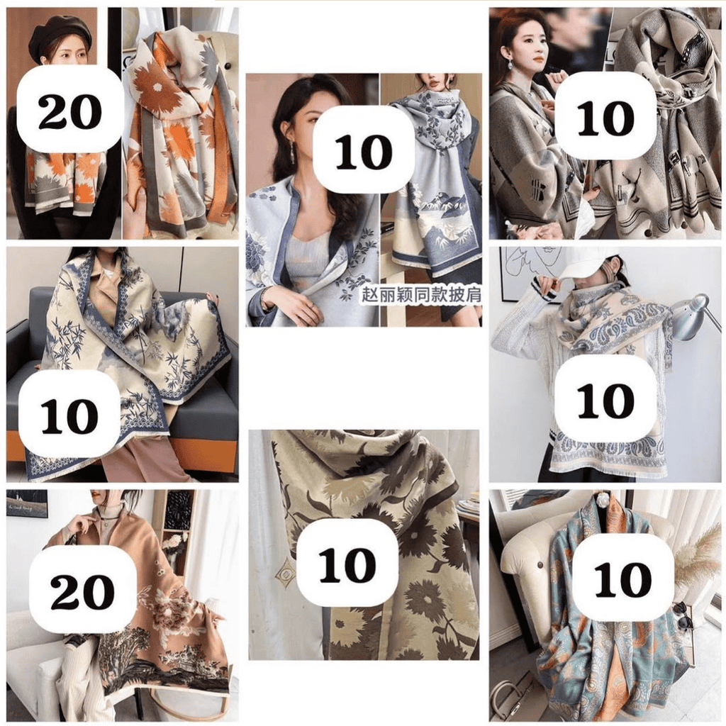 Floral Print Scarf for Women