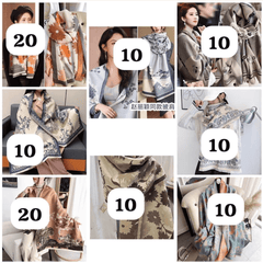 Floral Print Scarf for Women