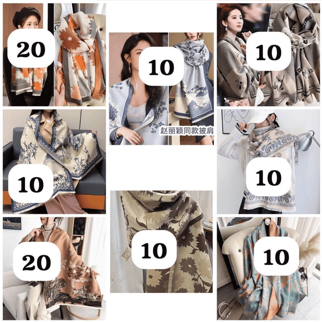 Floral Print Scarf for Women