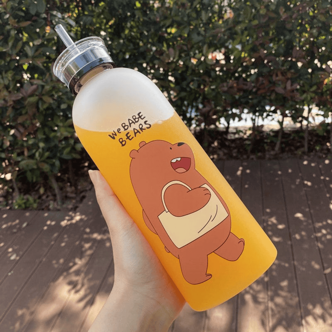 1000ml Frosted Water Bottle