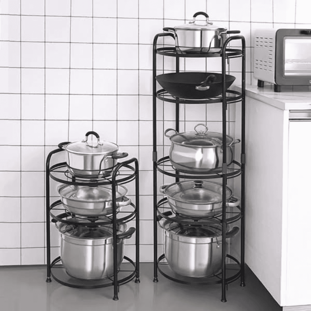 5 Tier Pot Rack Holder