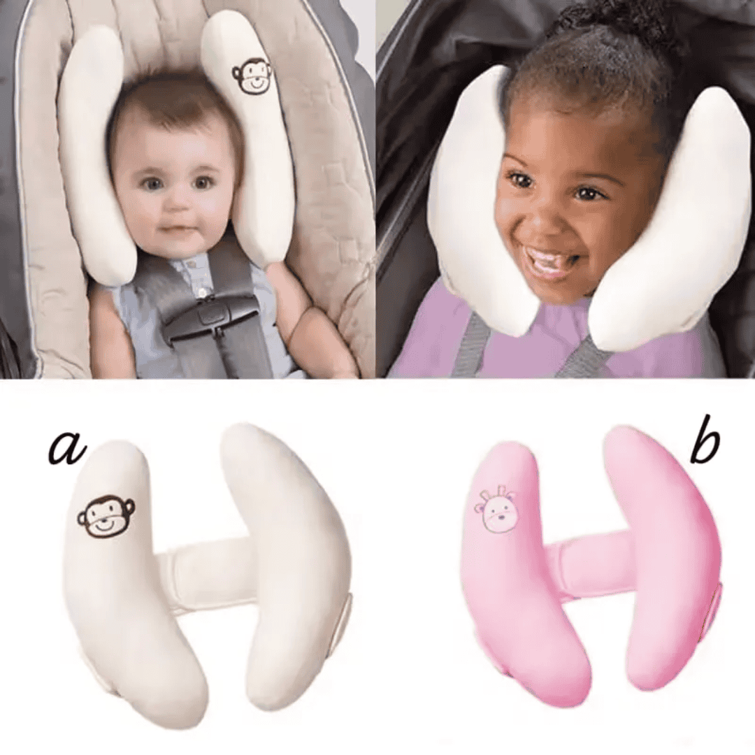 Banana Shaped Head Neck Support Protector Toddler Pillow