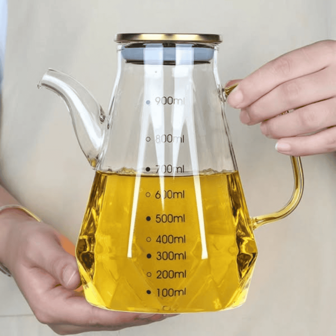 900ml Oil Jar with Spout