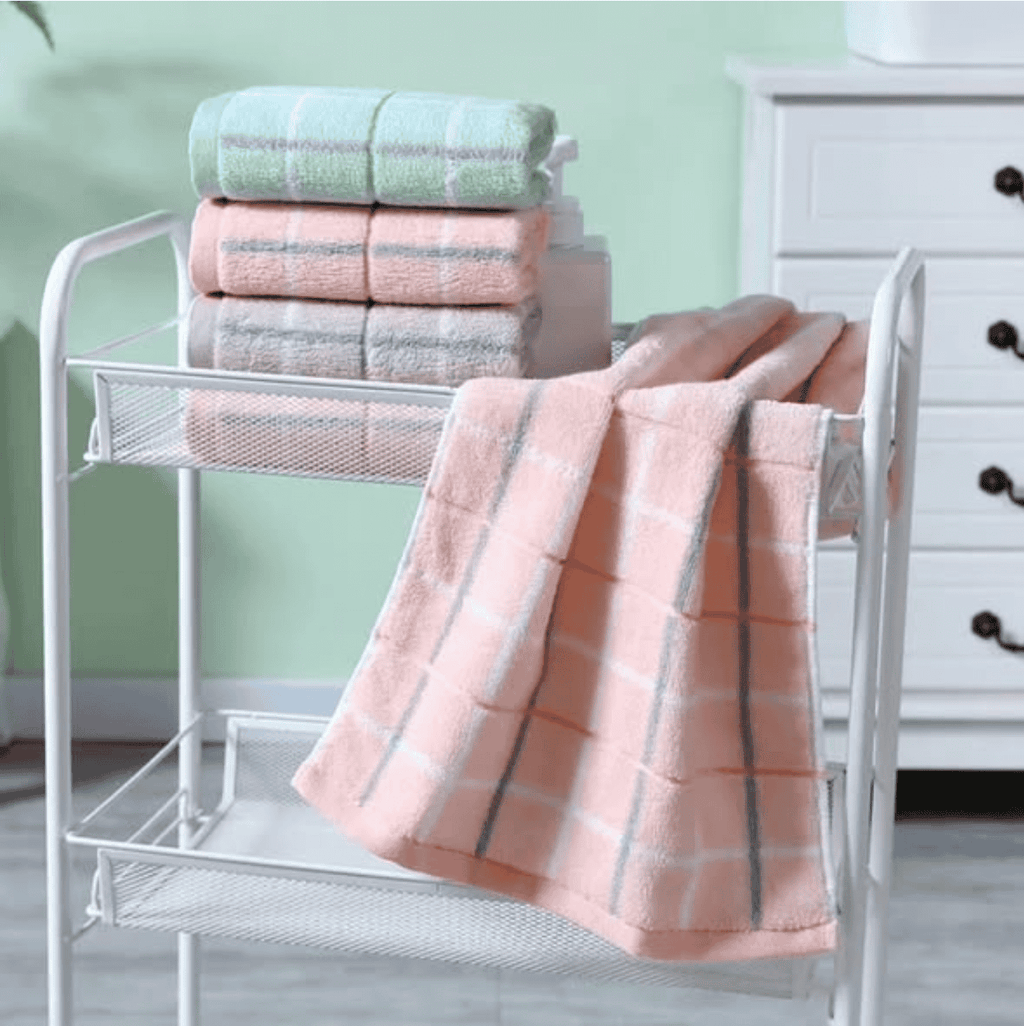 2pcs 100{2065b22fa491b266a992e40606aaf4f3b30023166bdd0a41802df372cc64f91d} Cotton Hand Towel