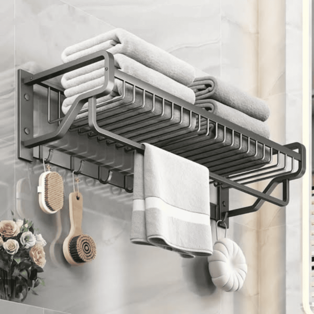Bathroom Wall Mounted Towel Rack