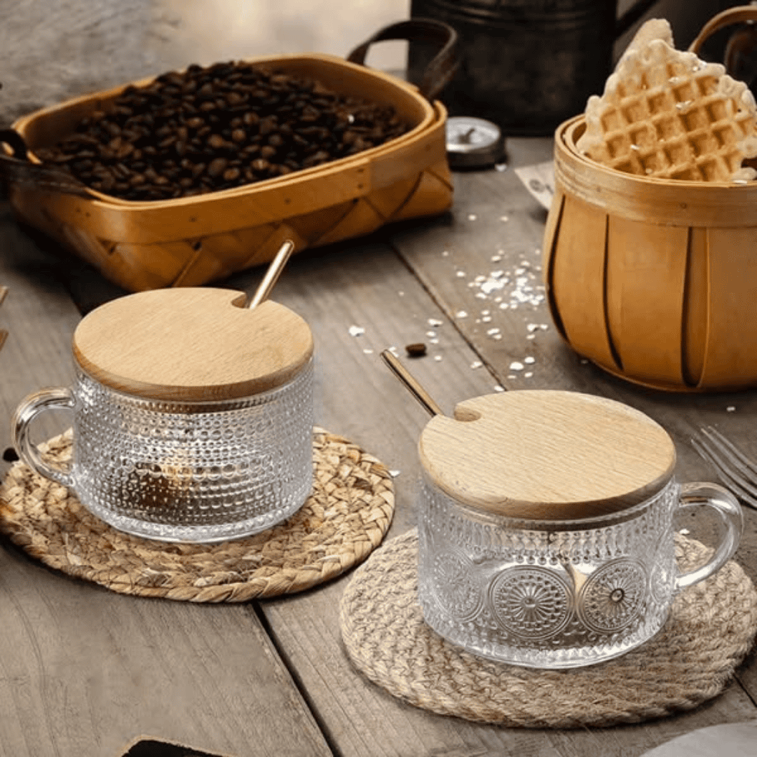 400ml Vintage Crystal Tea Cup