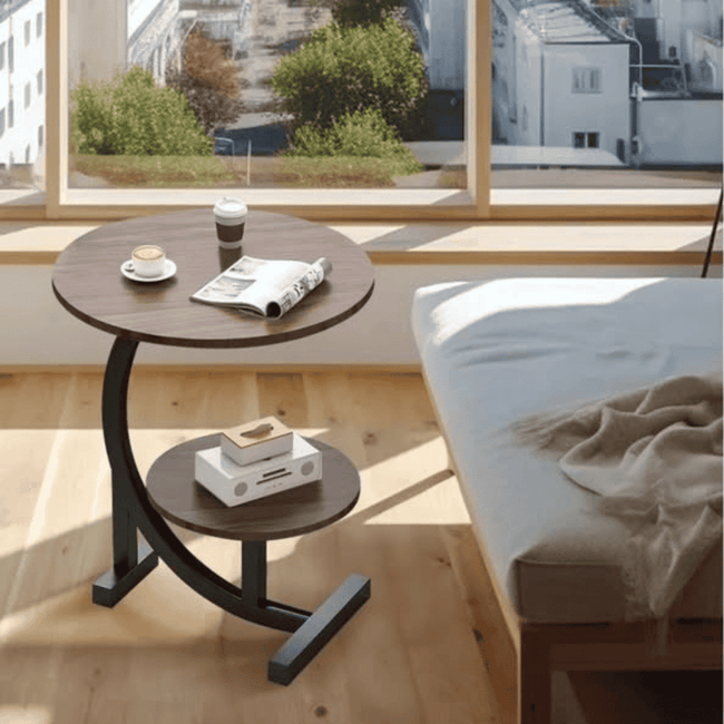 Double Layer Shape Side Table