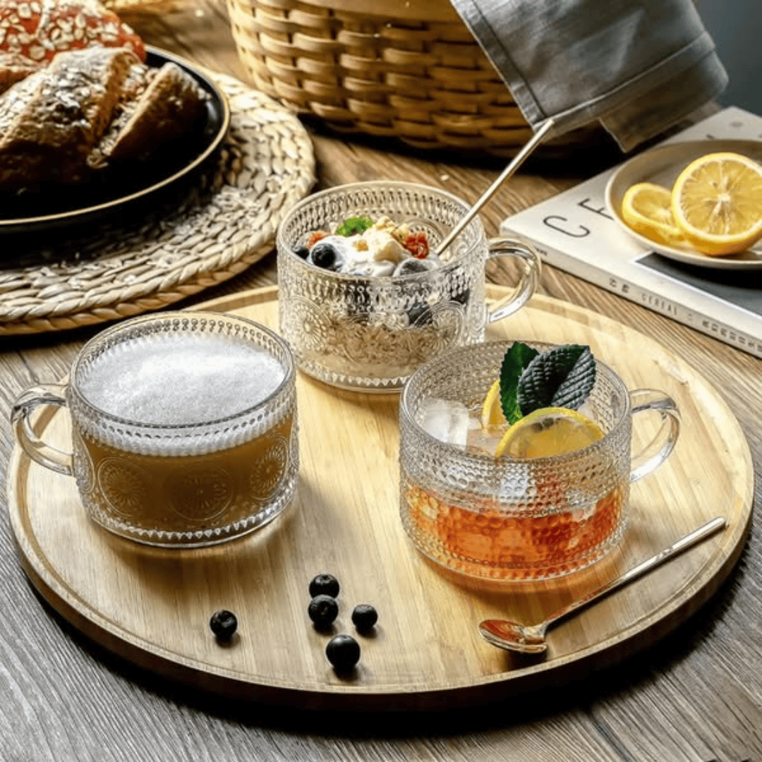400ml Vintage Crystal Tea Cup