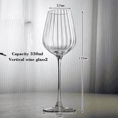6Pcs Crystal Wine Glass