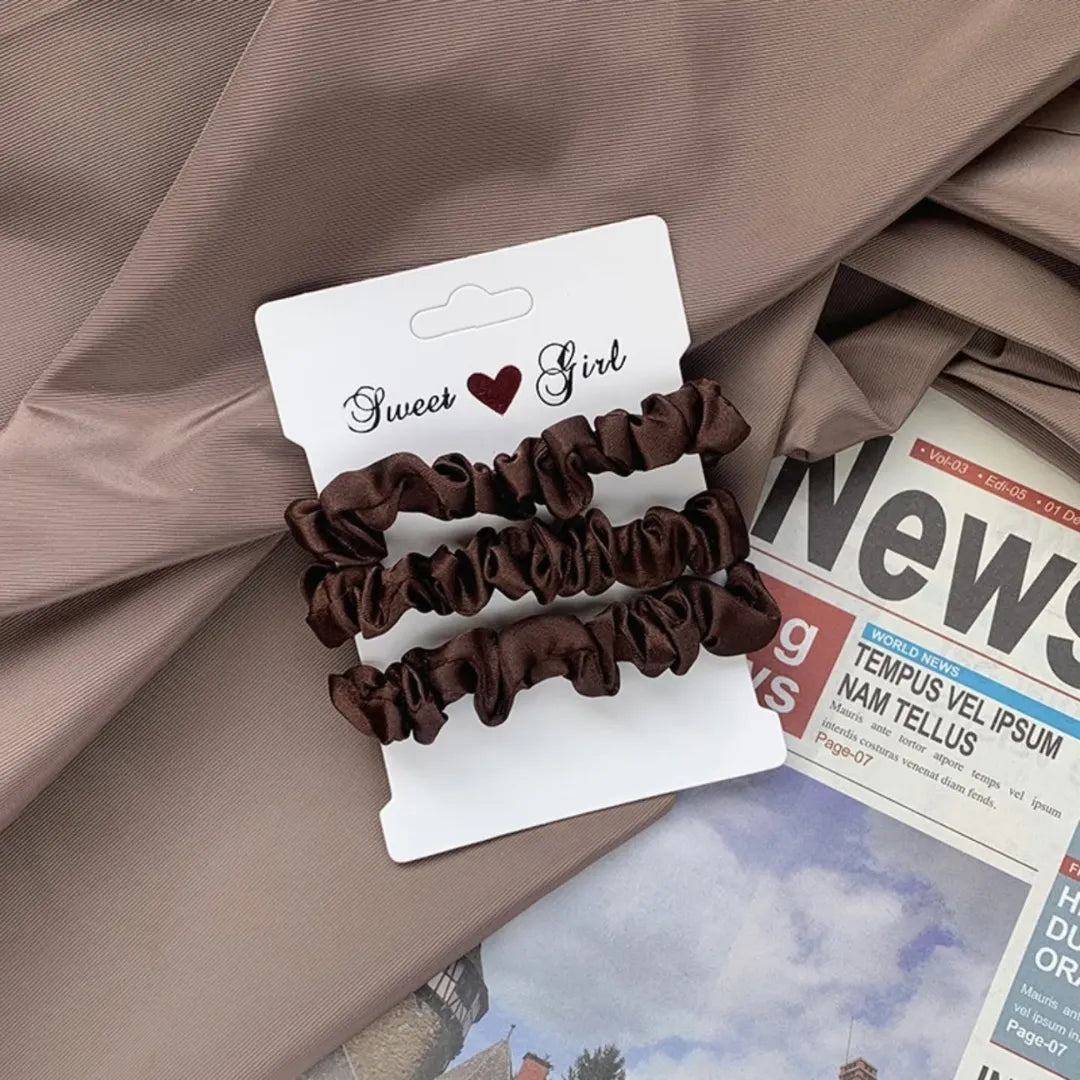 3Pcs Vintage Scrunchie