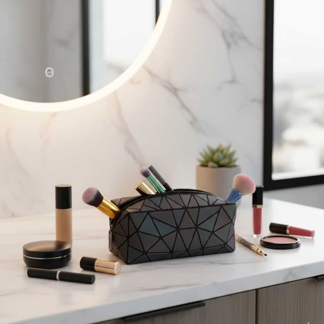 Diamond Makeup Pouch