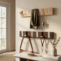 Multifunctional Wood-Finish Hook