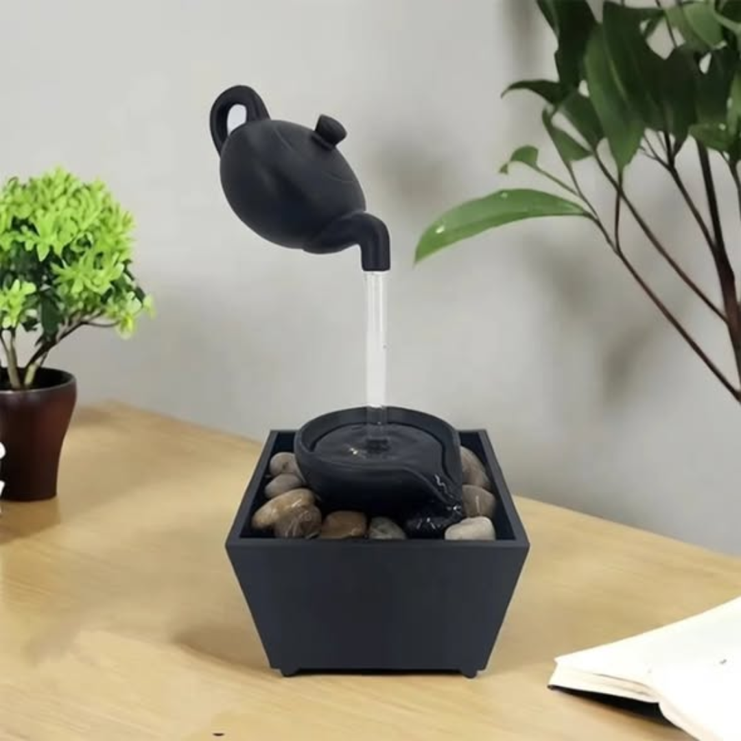 Led fountain floating Teapot water