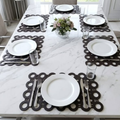 Modern Geometric Placemats Set of 6 pcs