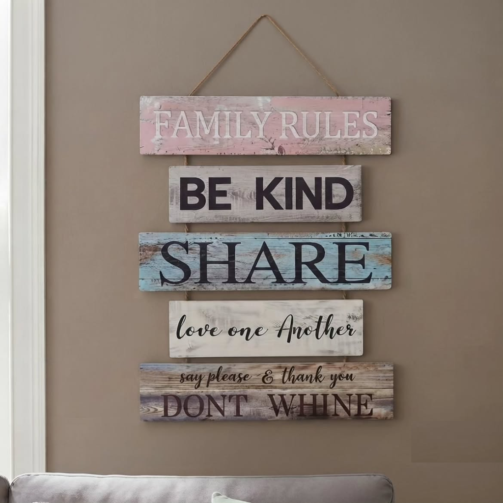 5-Layer Wooden Wall Hanging