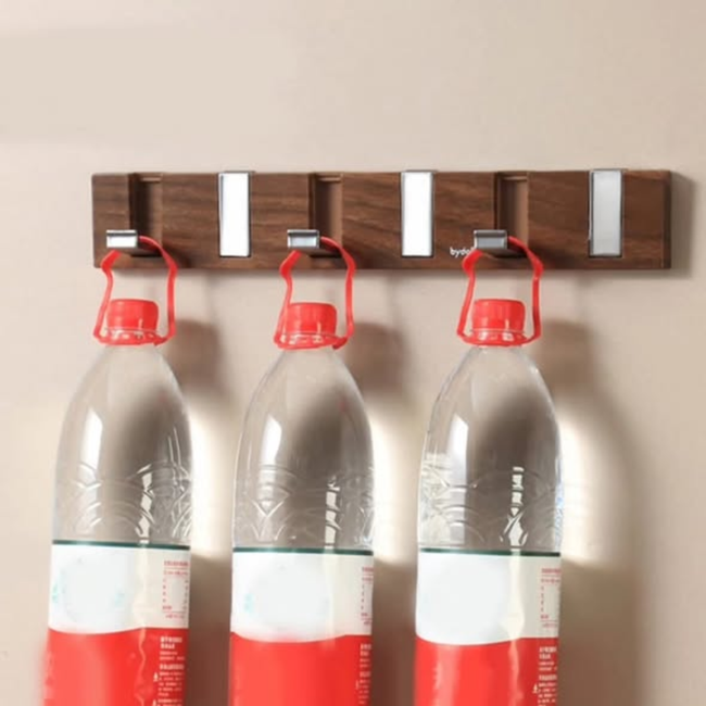 Multifunctional Wood-Finish Hook