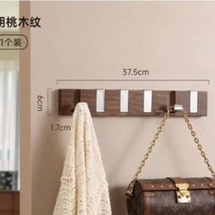 Multifunctional Wood-Finish Hook