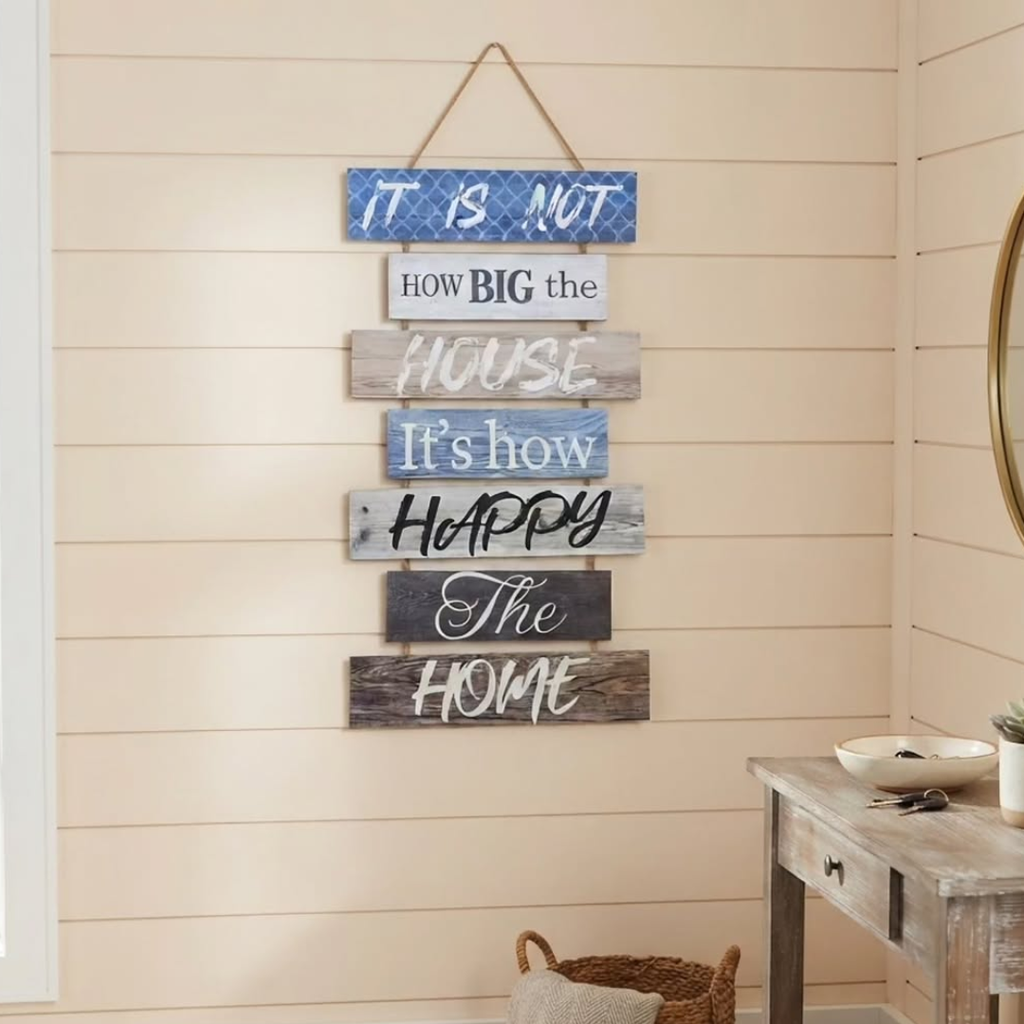 7-Layer Wooden Wall Hanging