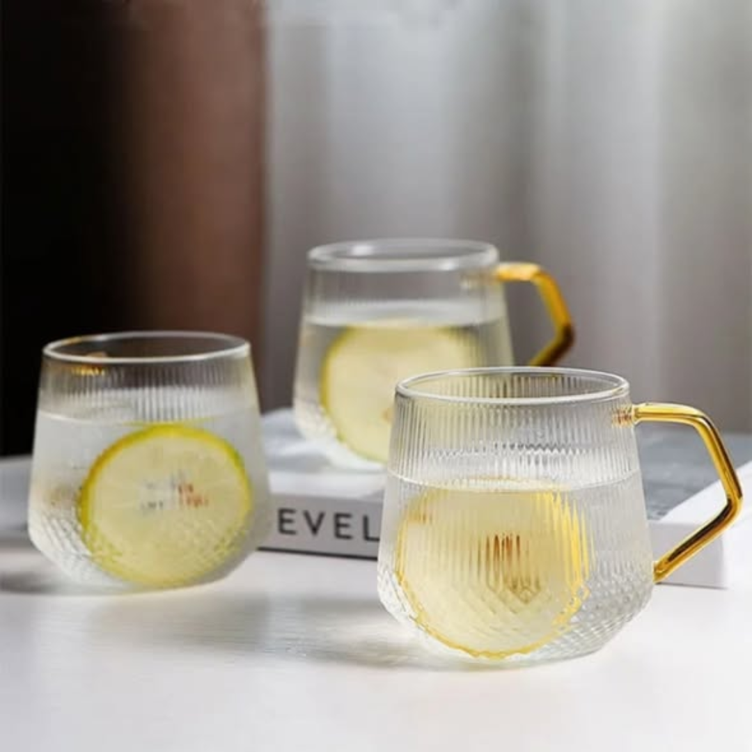 6pcs Borosilicate Glass Cups