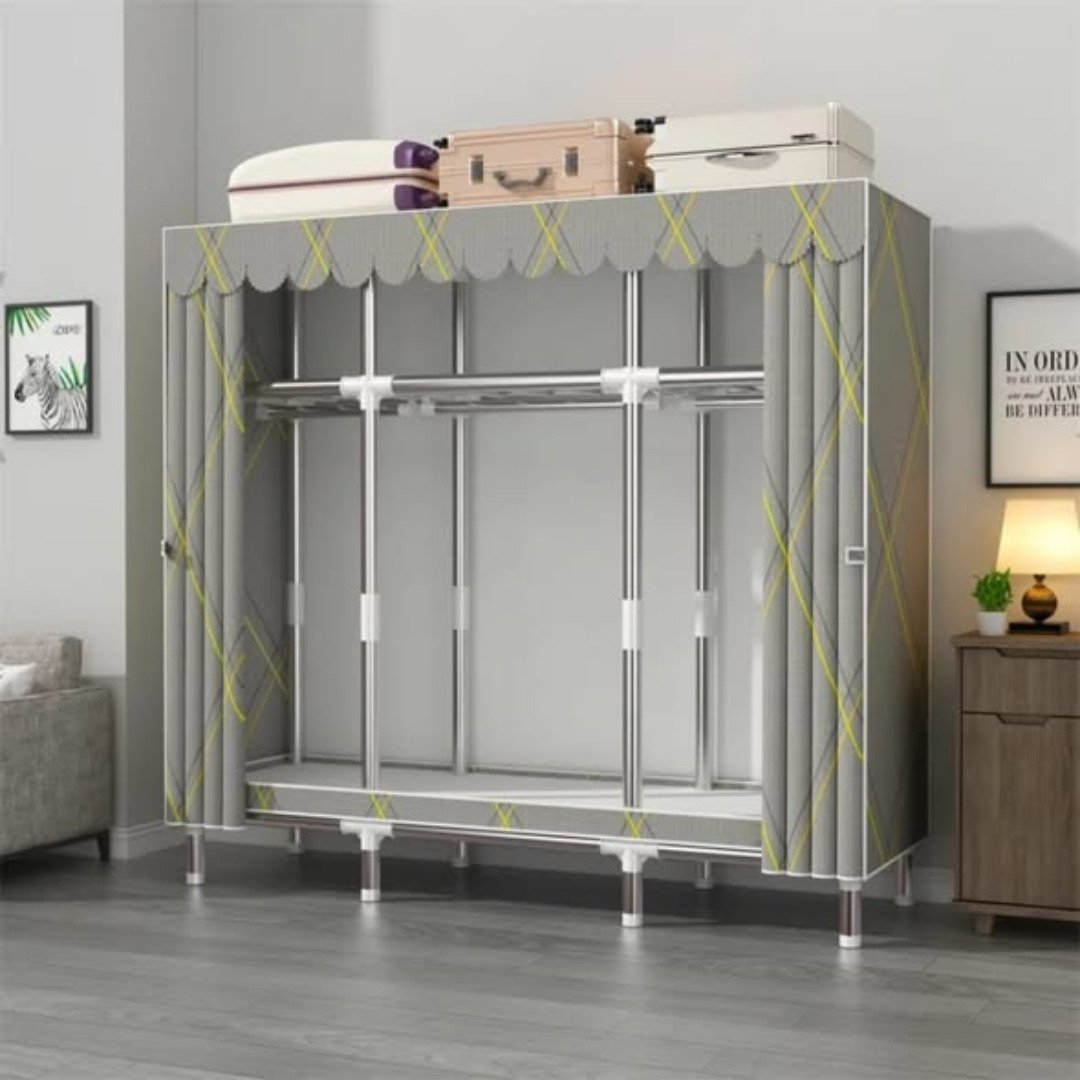 Heavy Duty Metallic Portable Wardrobe