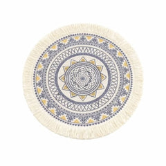 6Pcs Boho Style Jute Table Place Mats