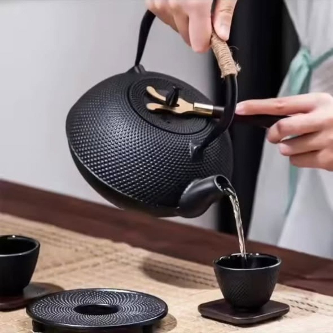 BIG SIZE 1600ml Japanese Kettle + Coaster