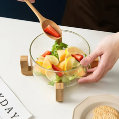 Borosilicate Glass salad bowl