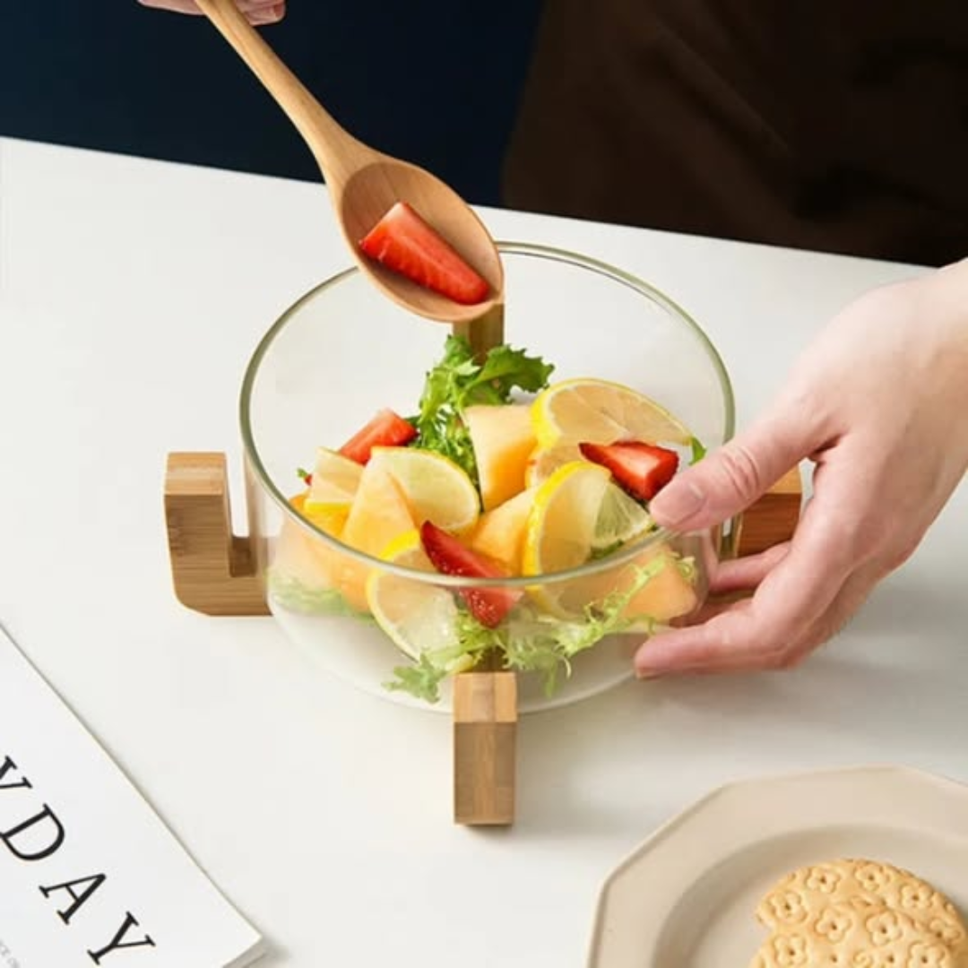 Borosilicate Glass salad bowl