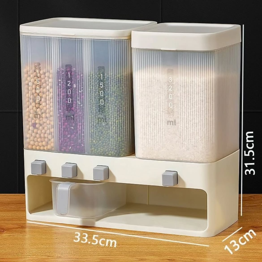 4-Compartment Cereal / Grain Dispenser