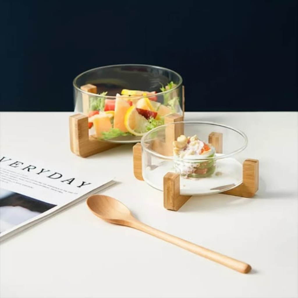Borosilicate Glass salad bowl