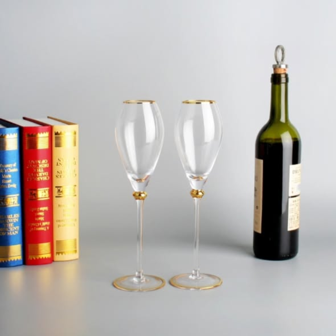 Long Wine Glasses