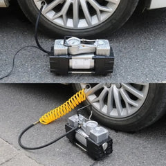 2 Cylinder Air Compressor Tyre Inflator