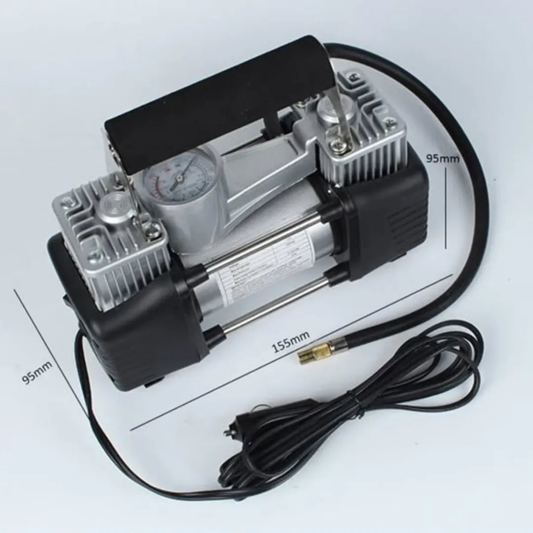 2 Cylinder Air Compressor Tyre Inflator