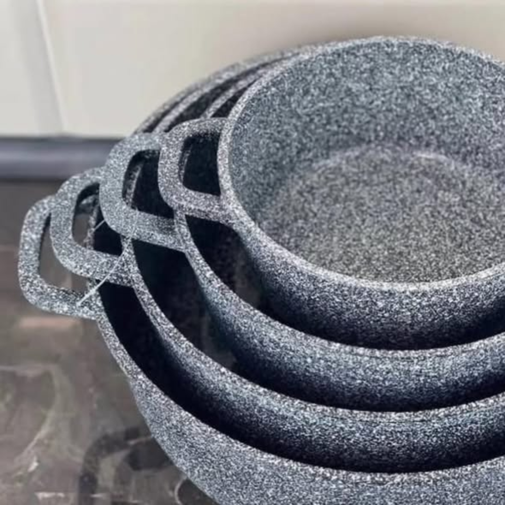 4 pcs Edenberg Granite Cookware Set