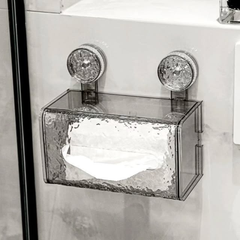 Suction Cup Glacier-Pattern Tissue Box