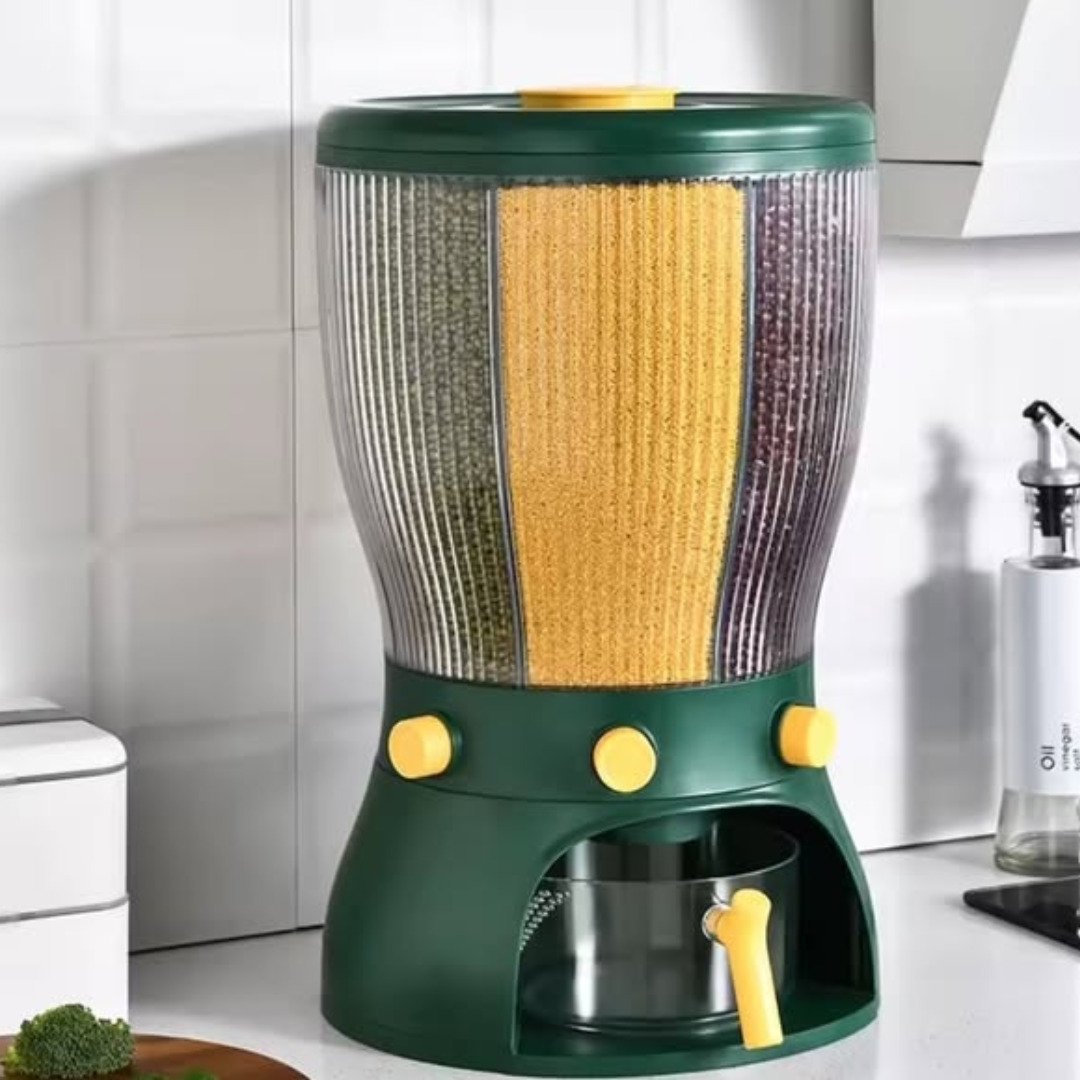 Partitioned Rotating Cereal dispenser
