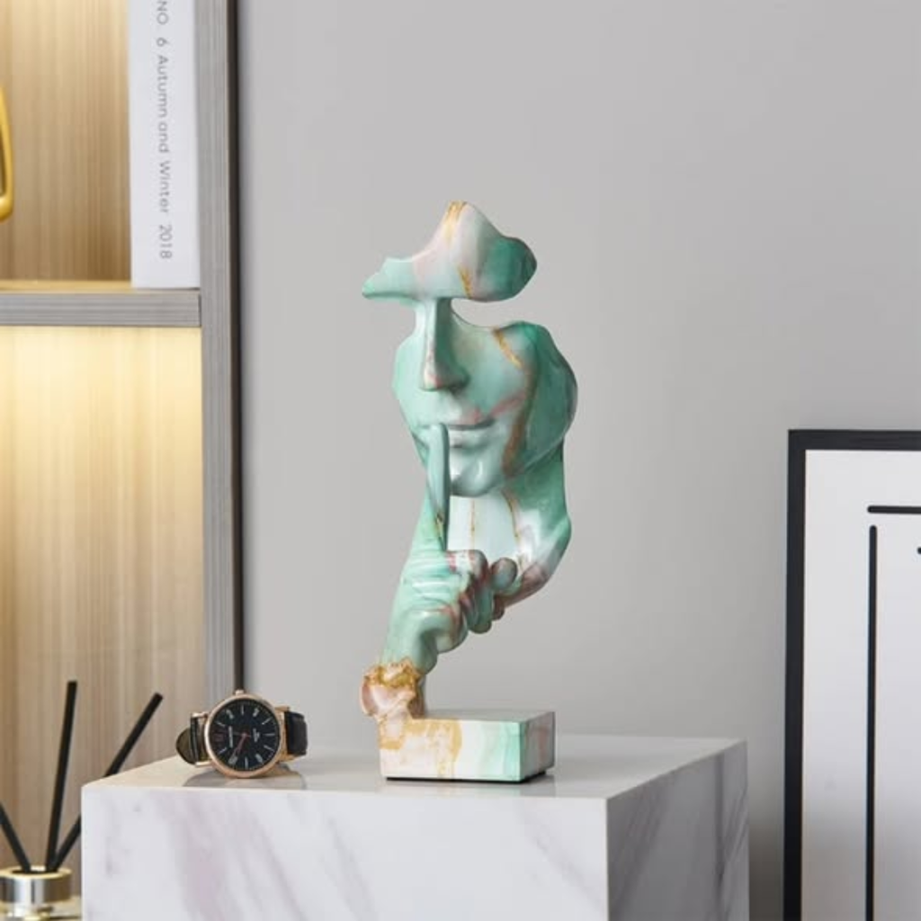 Tissting Thinker Silence Statue